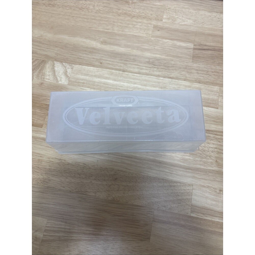Kraft Velveeta Cheese Keeper Container With Lid Clear Great Condition